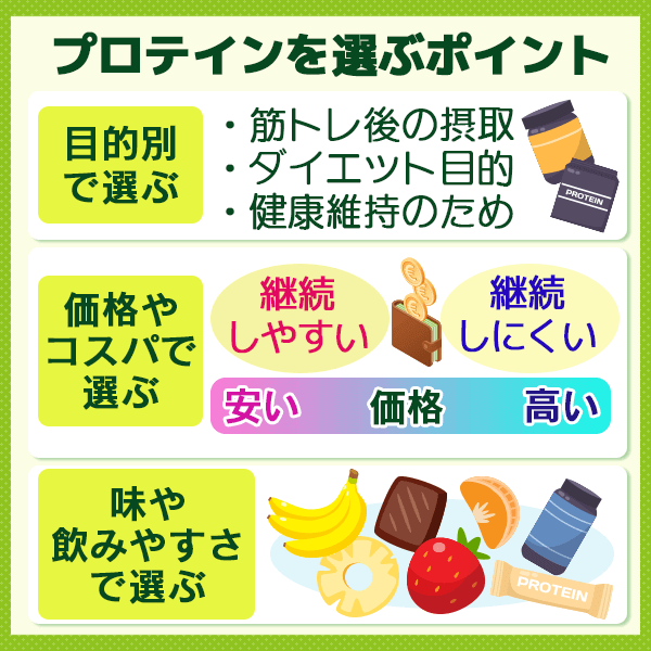 プロテインおすすめランキング15選【2023年】目的別の選び方やメリット